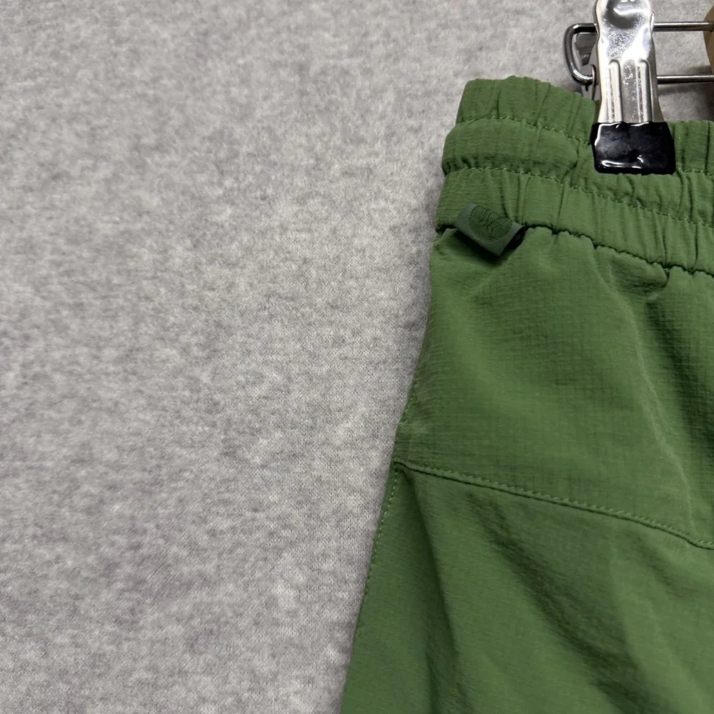 Lululemon Bowline Shorts Mens M Green Athletic Casual Ripstop Drawstring Outdoor
